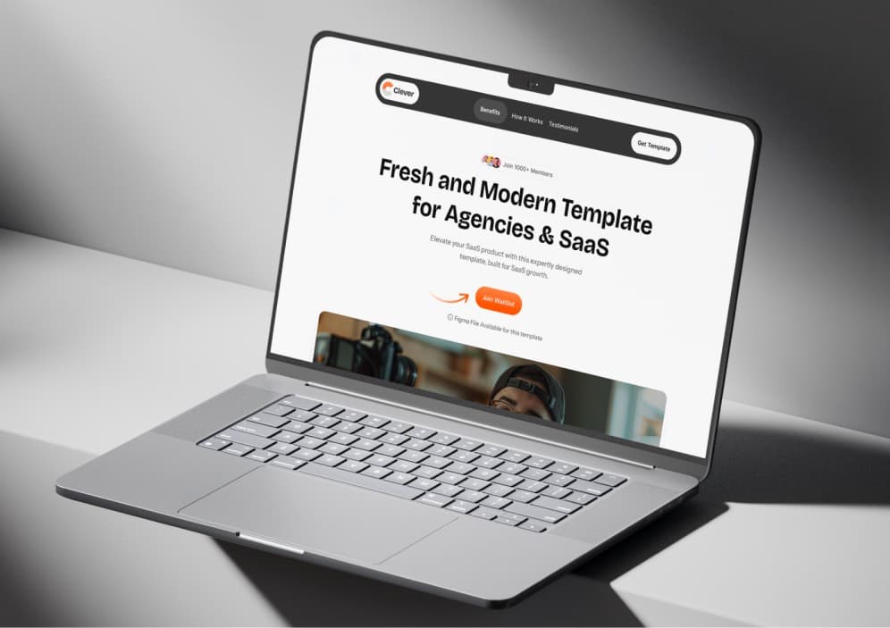 Clever — Saas Landing Page
